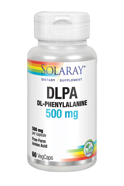 DLPA 500 mg · Solaray · 60 cápsulas