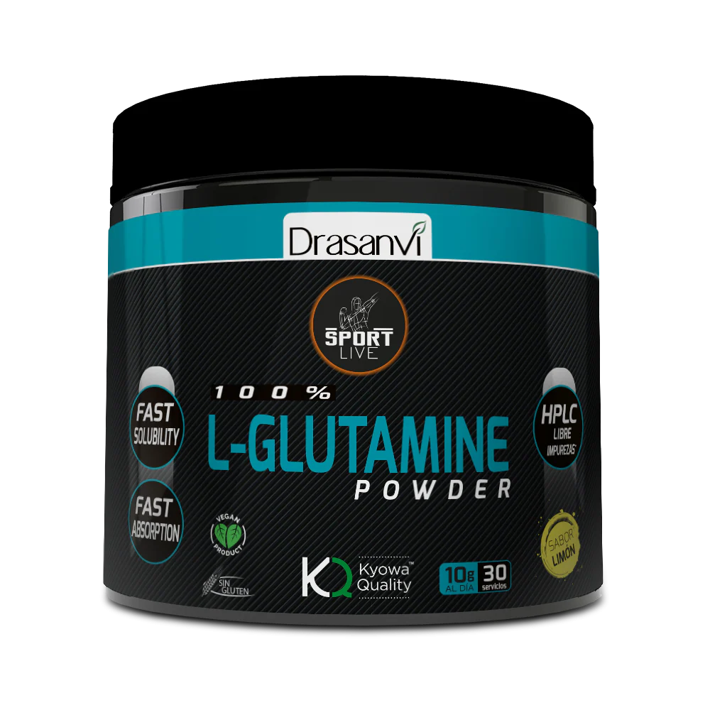 L-Glutamina Powder Limón - Sport Live · Drasanvi · 300 gramos
