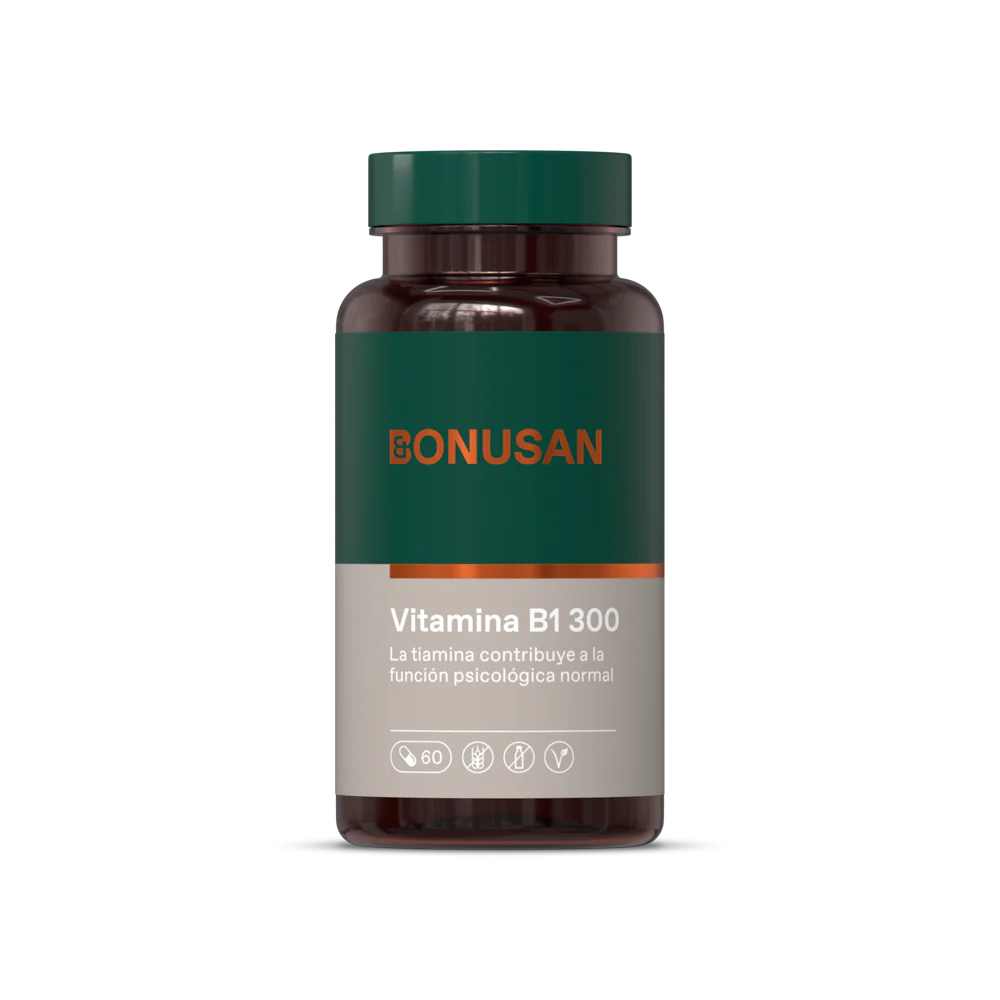 Vitamina B1 300 mg · Bonusan · 60 cápsulas