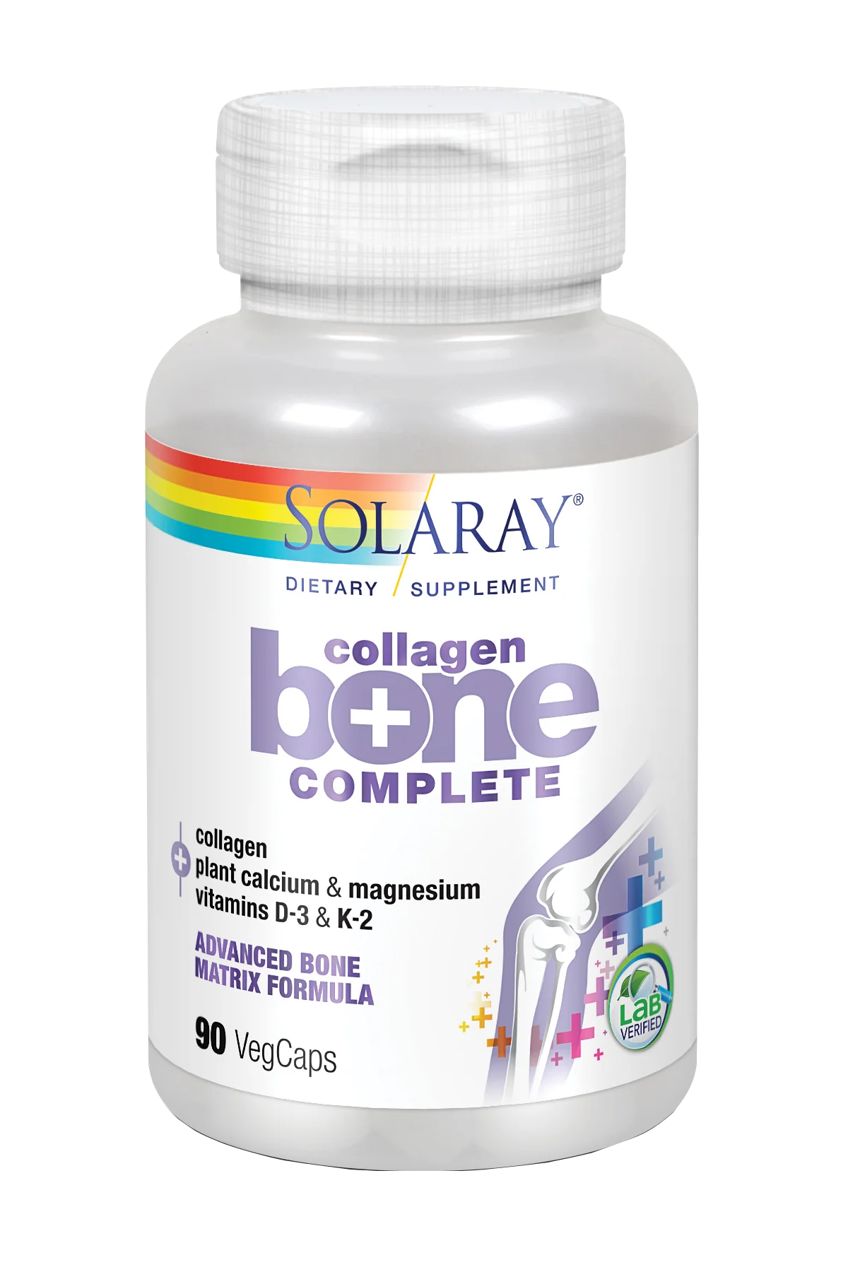 Collagen Bone Complete · Solaray · 90 Cápsulas