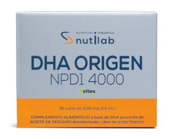 DHA Origen NPD1 4.000 mg · Nutilab · 30 viales