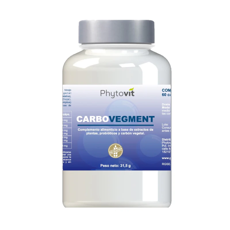 Carbovegment Detox · Phytovit · 60 cápsulas