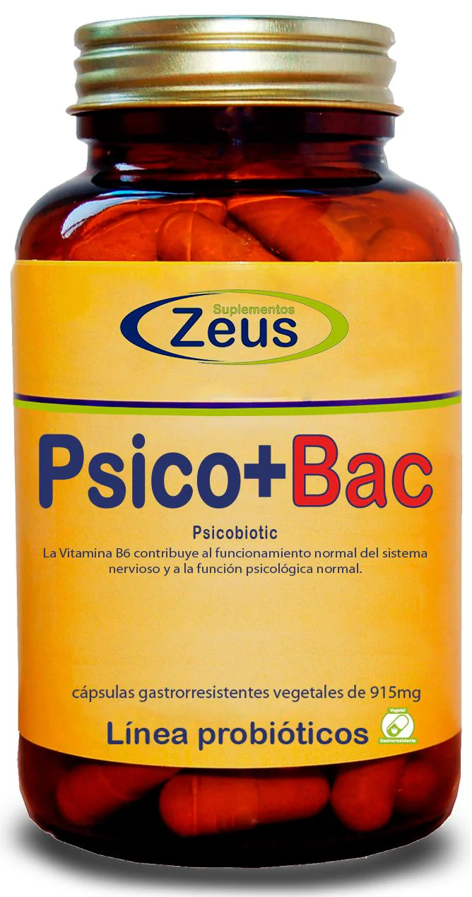 Psico + Bac (Psicobiotic) · Zeus · 90 cápsulas
