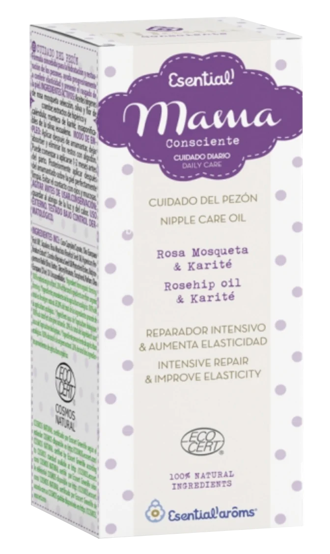 Aceite Cuidado del Pezón Mamá · Esential'Aroms · 15 ml