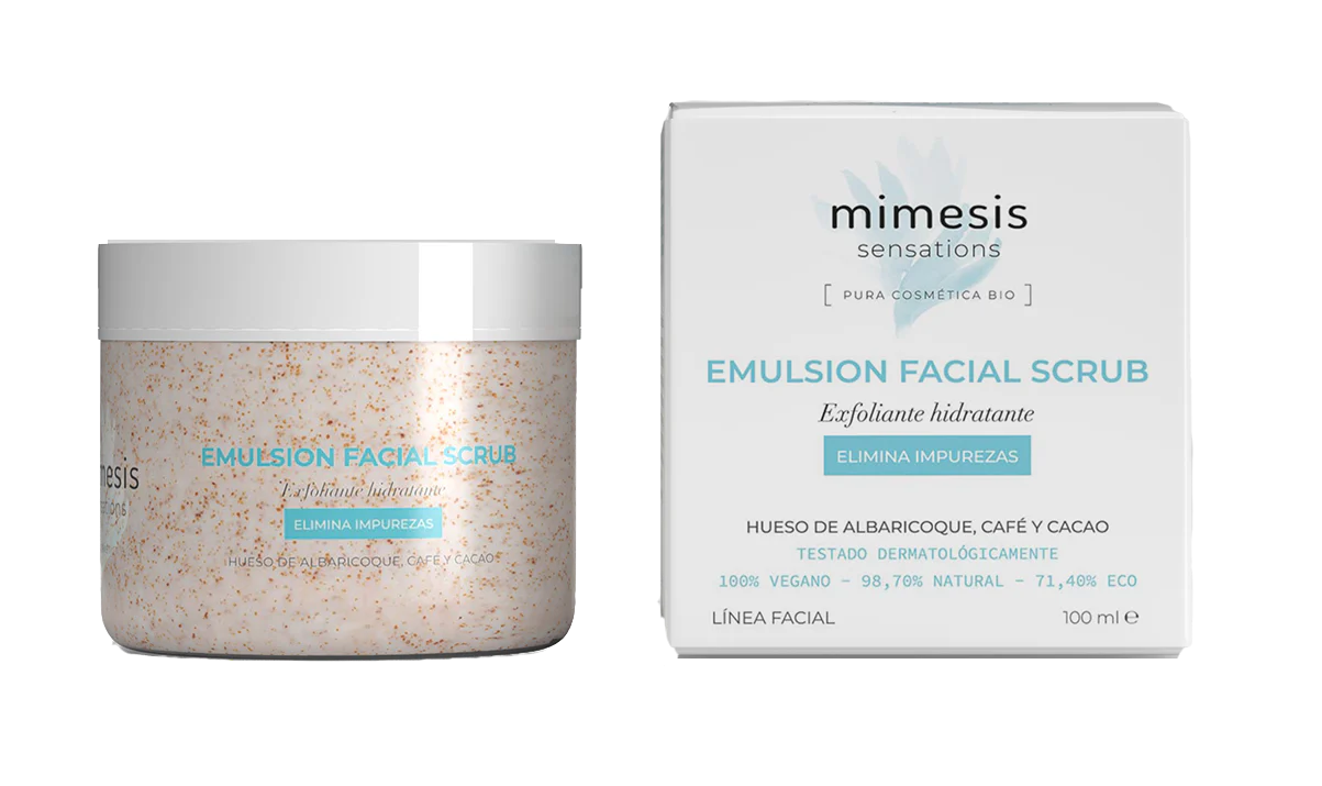 Emulsión Facial Scrub · Mimesis Sensations · 100 ml