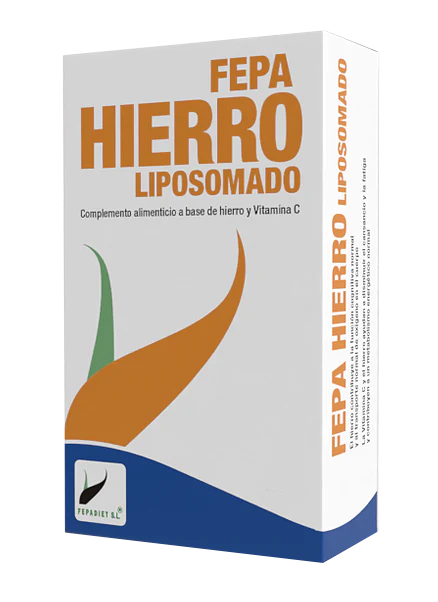 Fepa-Hierro Liposomado 30 mg · Fepadiet · 20 cápsulas