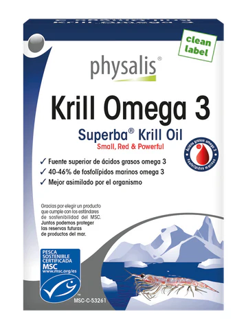 Krill Omega 3 · Physalis · 60 perlas