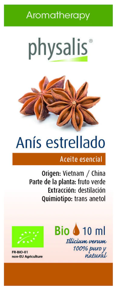 Aceite Esencial de Anís Estrellado · Physalis · 10 ml