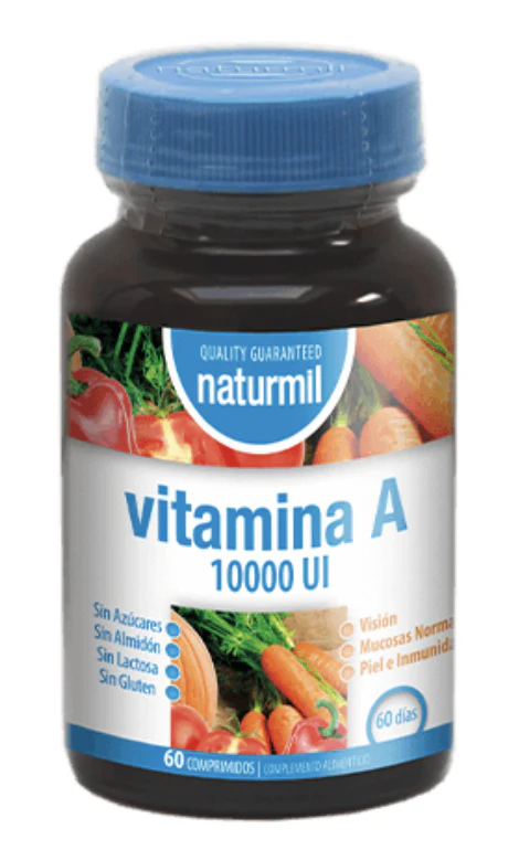 Vitamina A 10.000 UI · Naturmil · 60 comprimidos - Image 2
