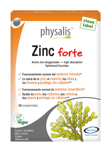 Zinc Forte · Physalis · 30 comprimidos