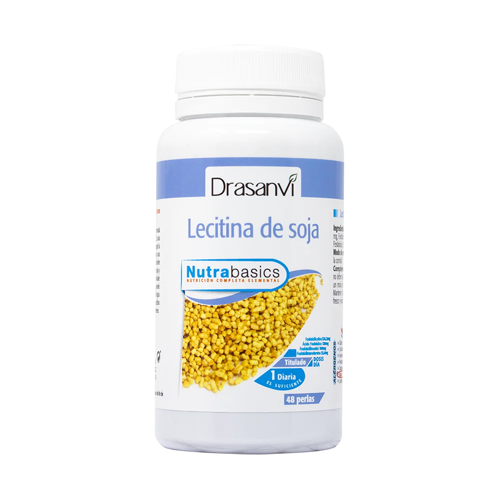 Lecitina de Soja 1.200 mg · Drasanvi · 48 perlas
