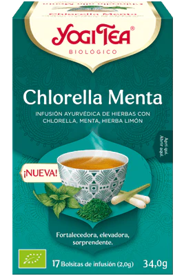 Chlorella Menta · Yogi Tea · 17 filtros