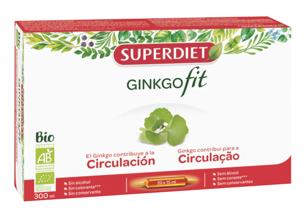 Ginkgofit BIO · Superdiet · 20 ampollas