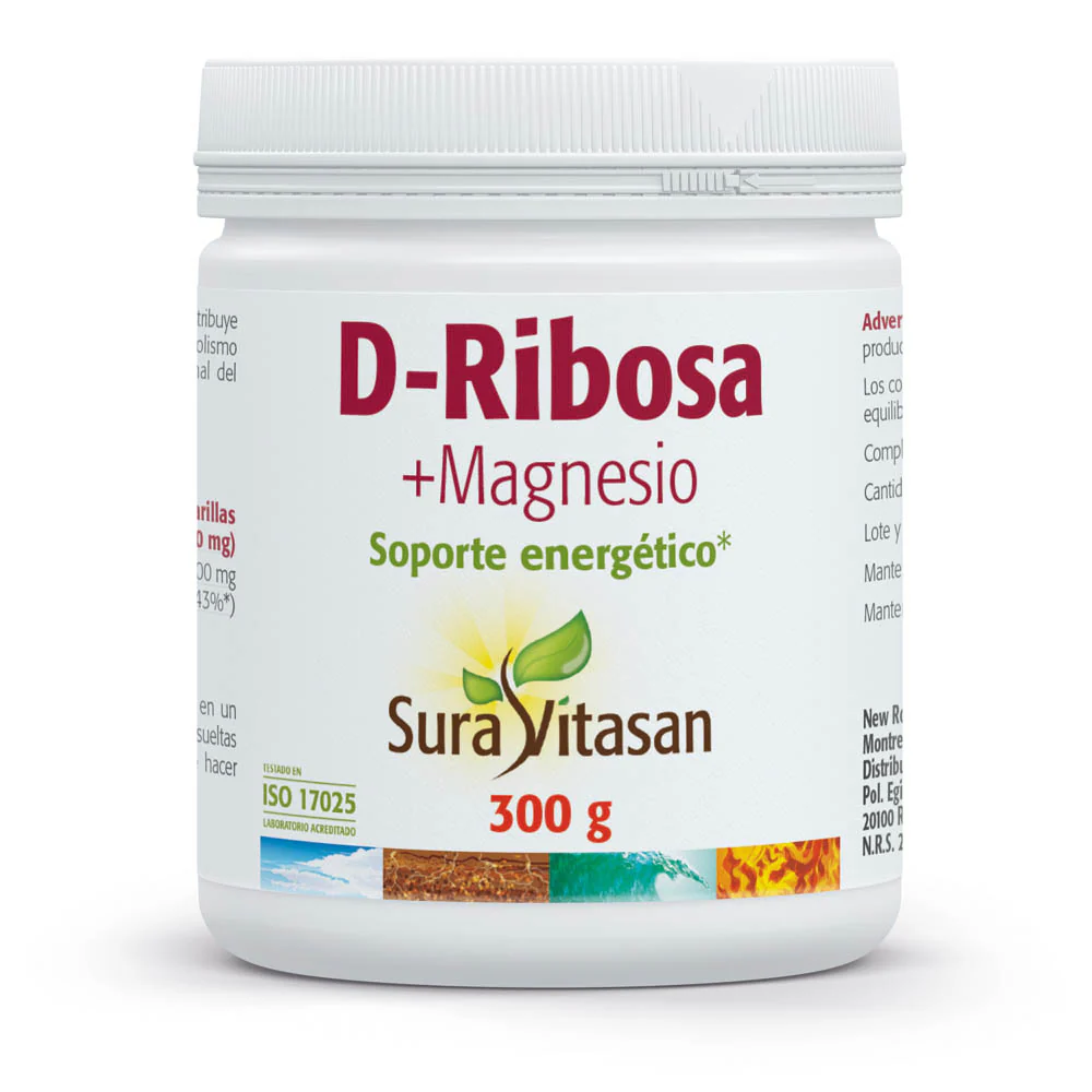 D-Ribosa + Magnesio · Sura Vitasan · 300 gramos