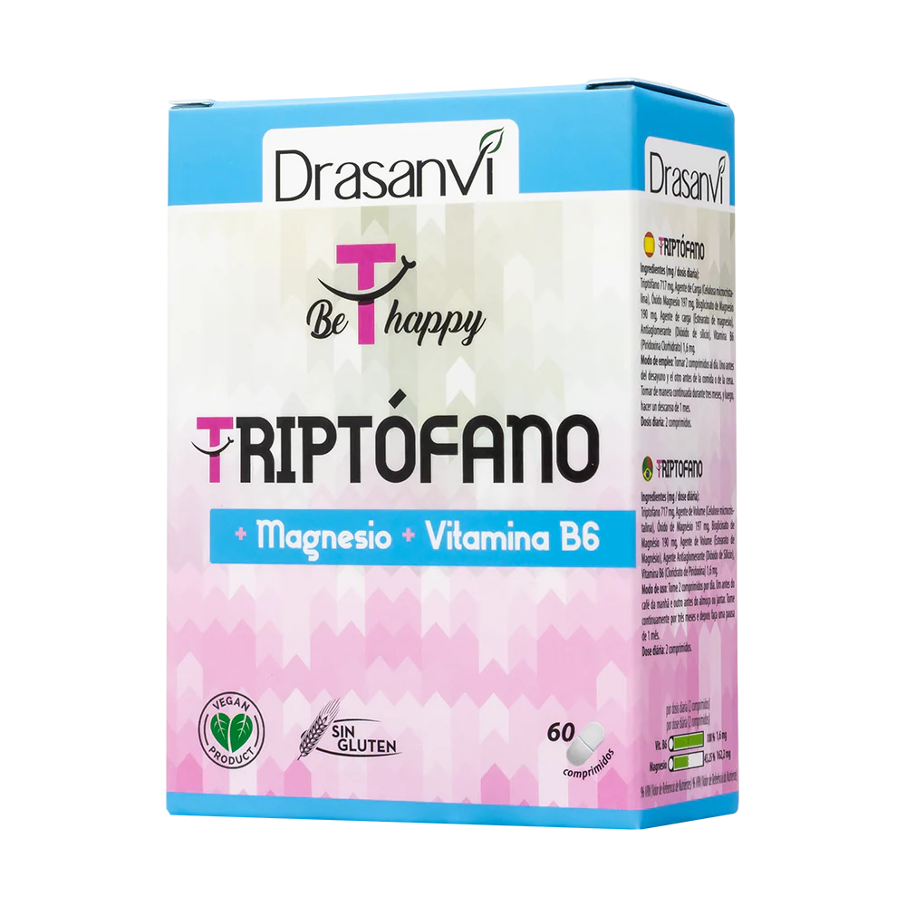 Triptofano + Magnesio + Vitamina B6 · Drasanvi · 60 comprimidos