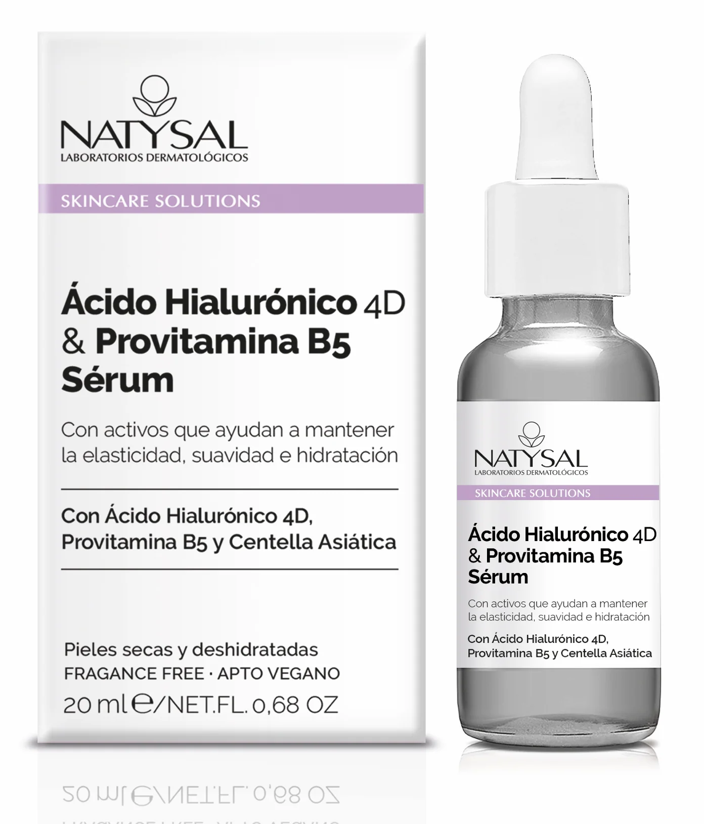 Serum Ácido Hialurónico 4D & Provitamina B5 · Natysal · 20 ml