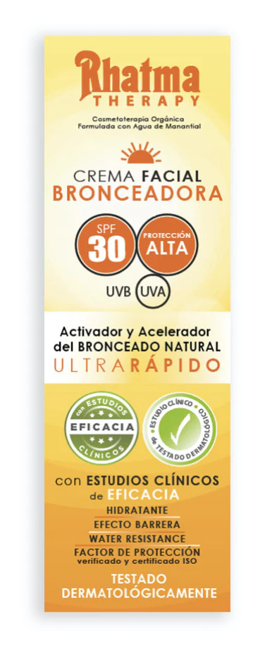 Crema Facial Bronceadora SPF30 · Rhatma · 60 ml