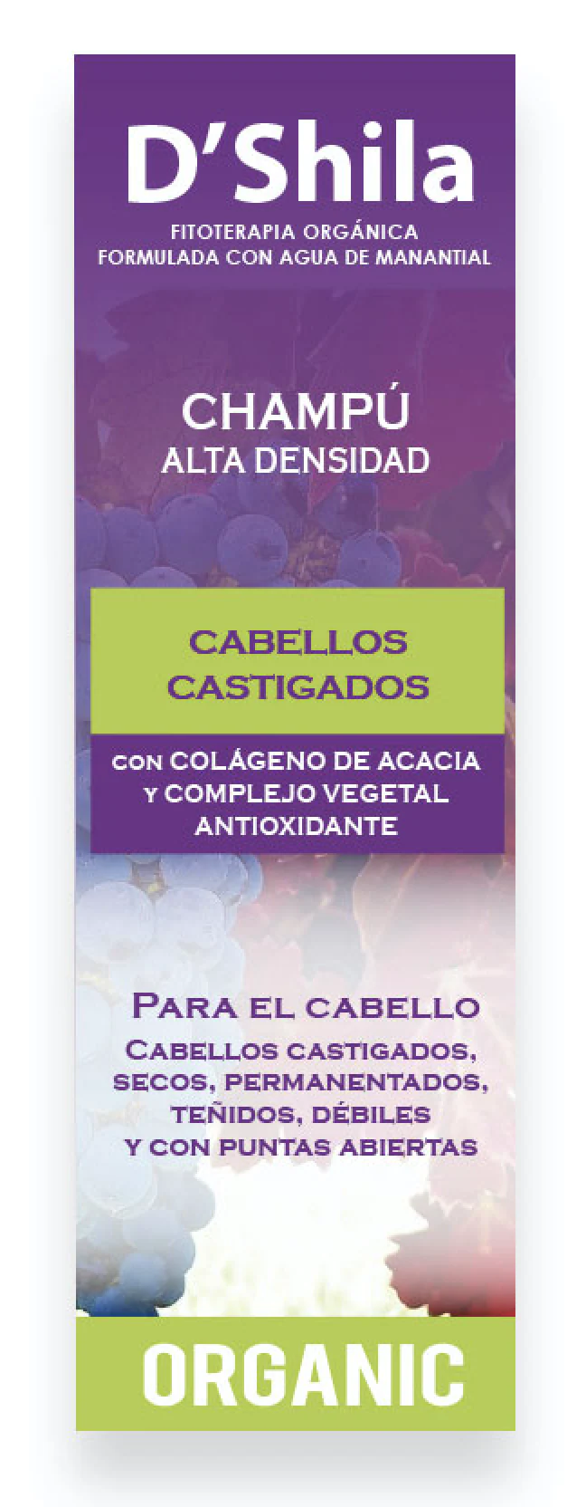Champú Alta Densidad Cabellos Castigados · D'Shila · 125 ml