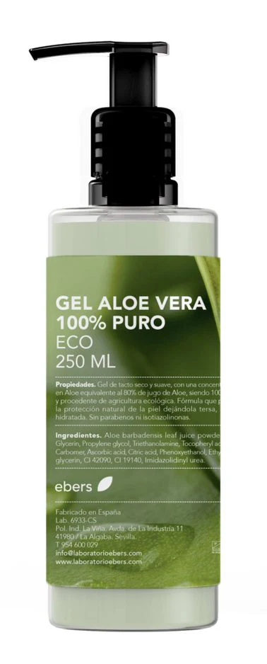 Gel Aloe Vera 100% Puro ECO · Ebers · 250 ml
