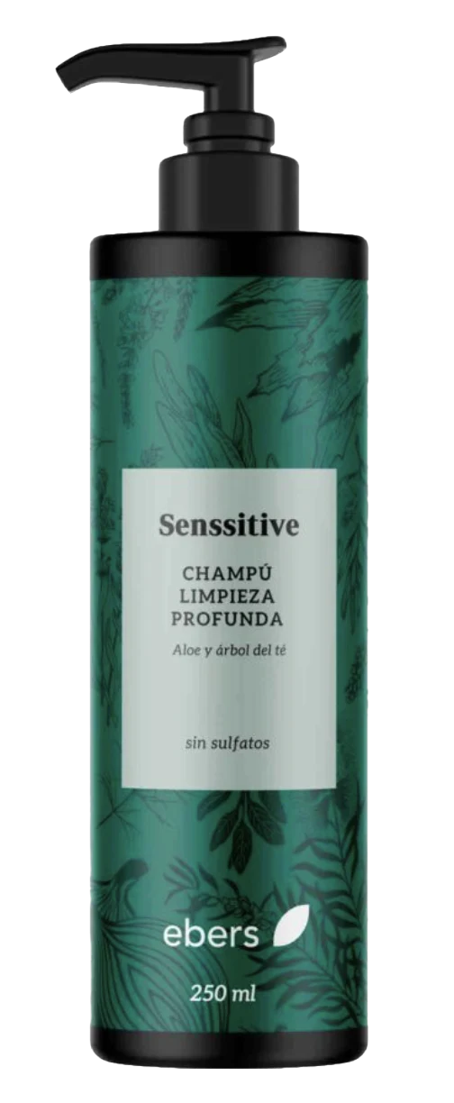Champú Senssitive Limpieza Profunda · Ebers · 250 ml