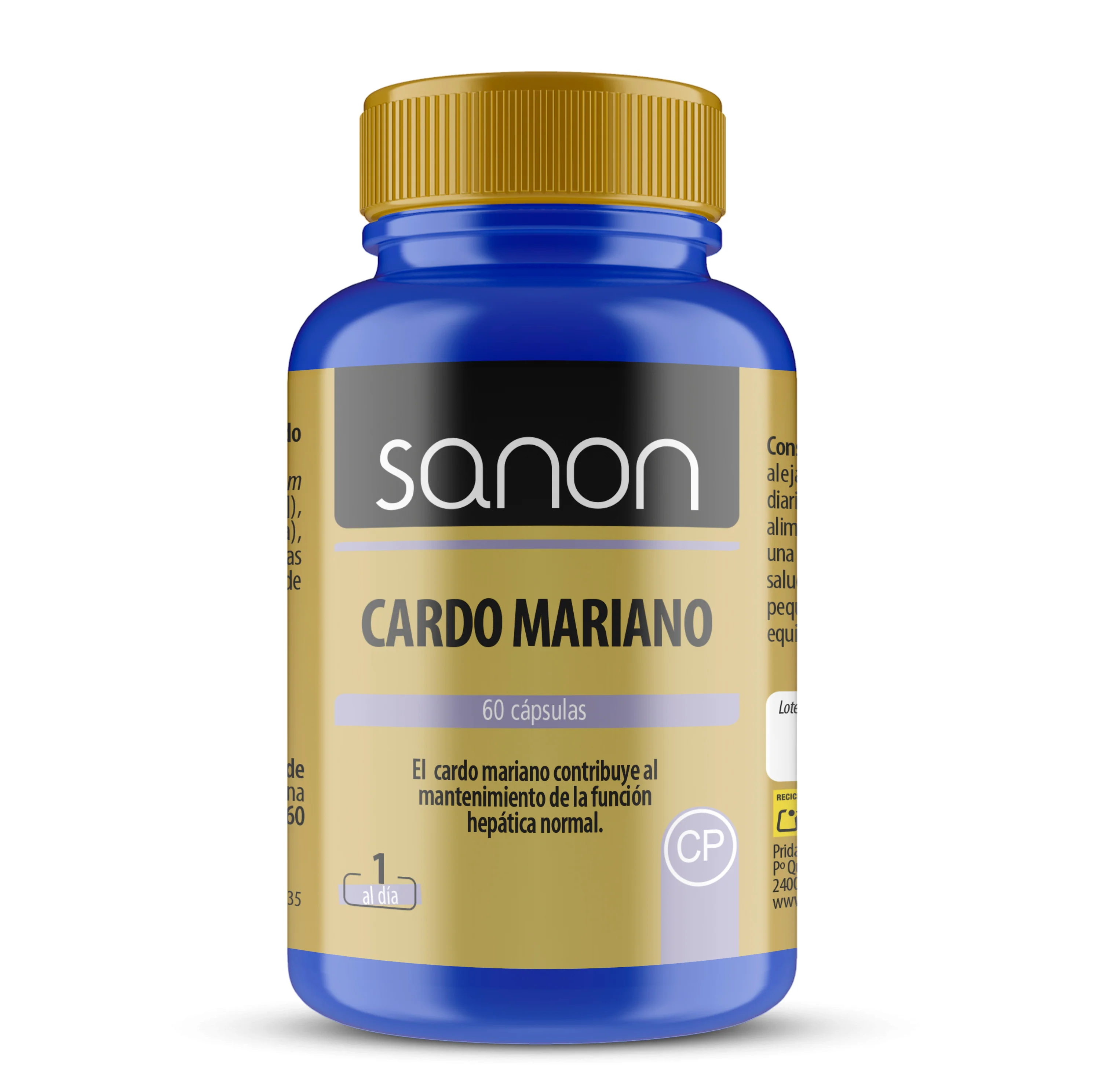 Cardo Mariano · Sanon · 60 cápsulas