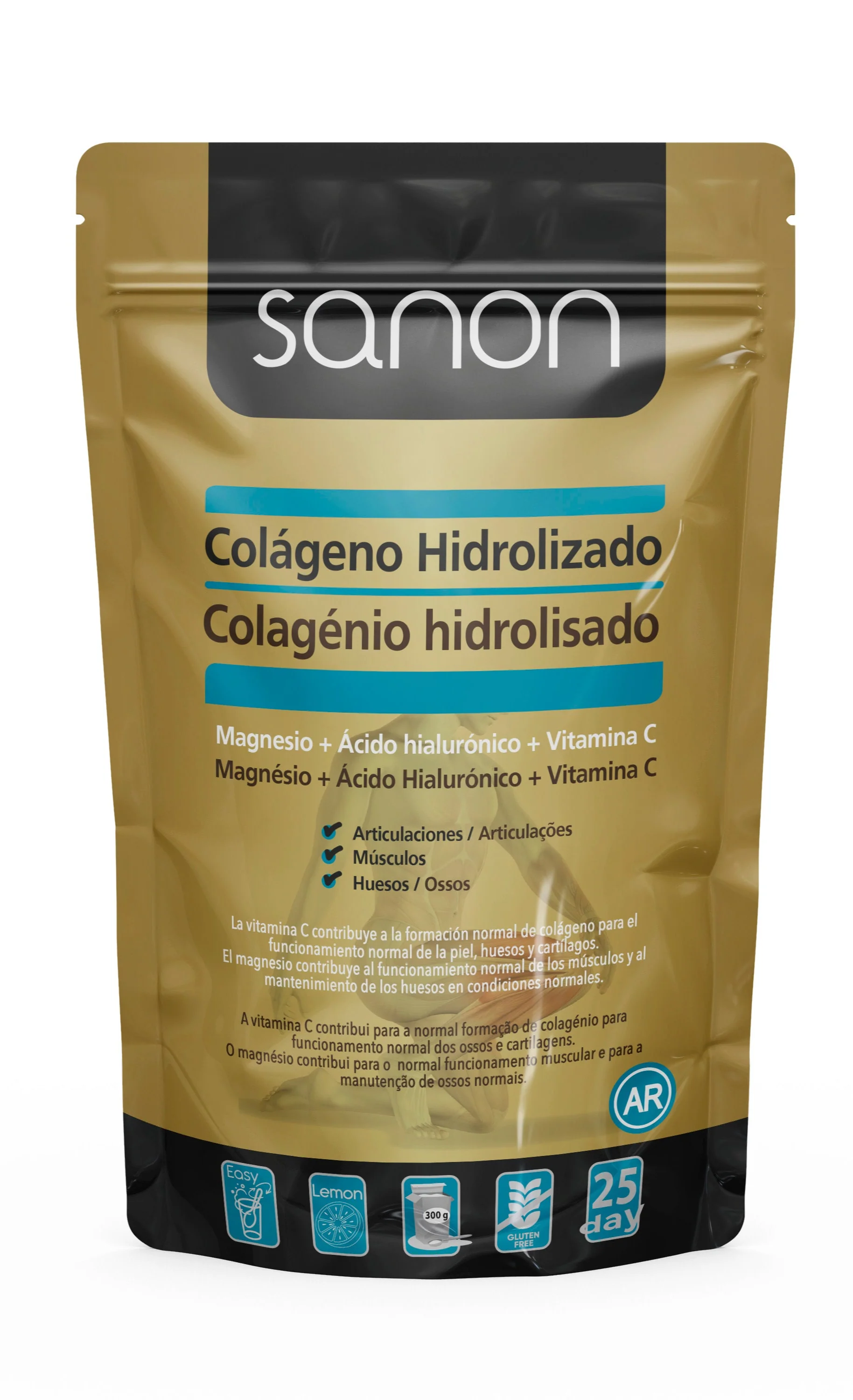 Colágeno Hidrolizado · Sanon · 300 gramos