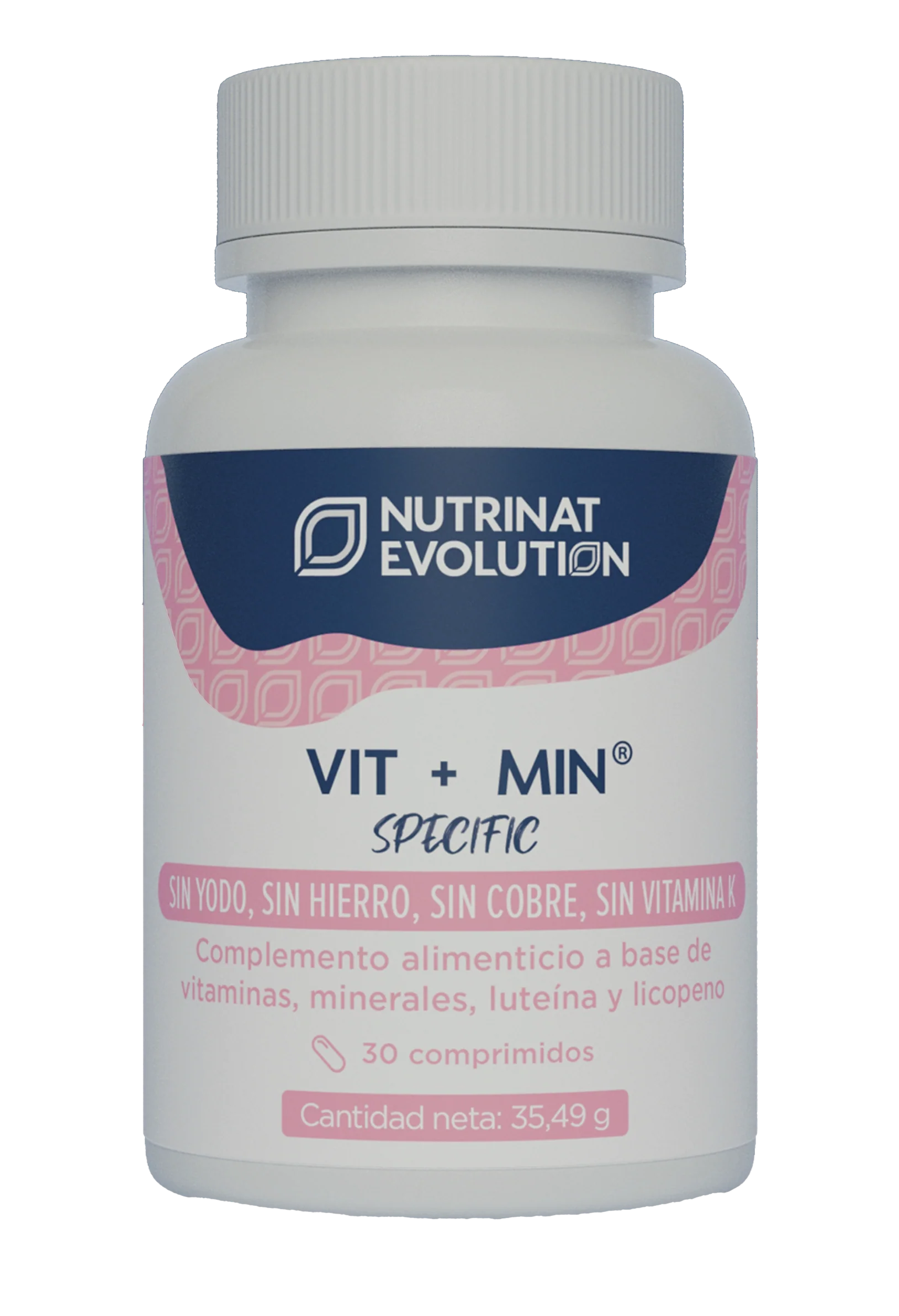 Vit + Min Specific · Nutrinat Evolution · 30 comprimidos
