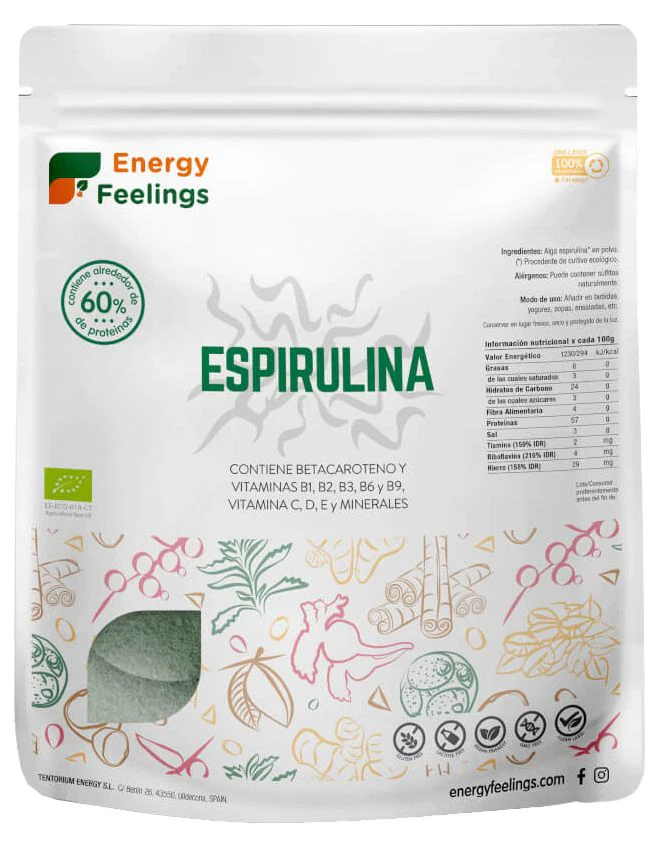 Espirulina en Polvo Eco · Energy Feelings · 1 kg