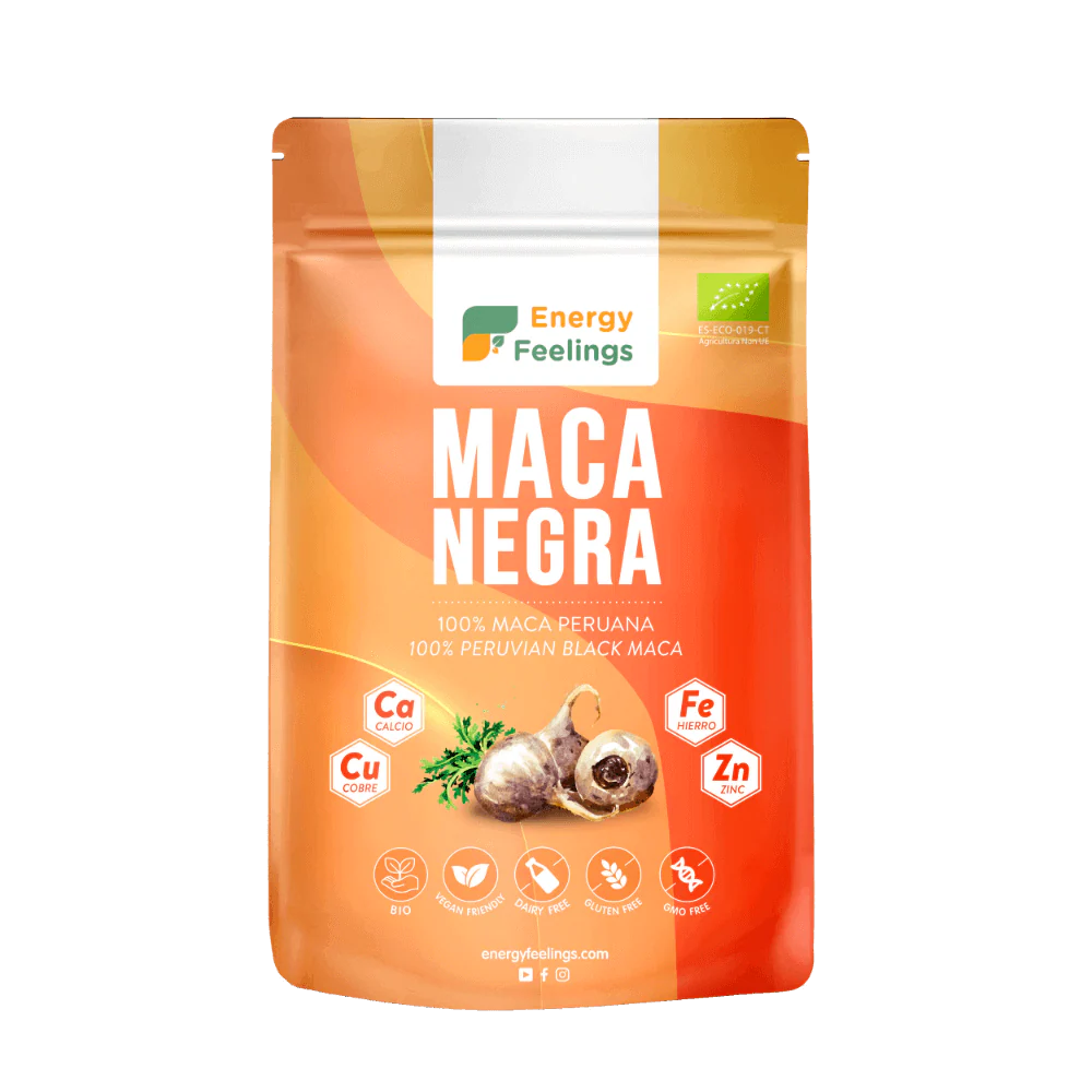 Maca Negra en Polvo Eco · Energy Feelings · 200 gramos