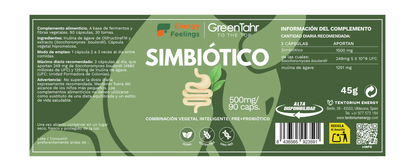 Simbiótico · Energy Feelings · 90 cápsulas - Image 2