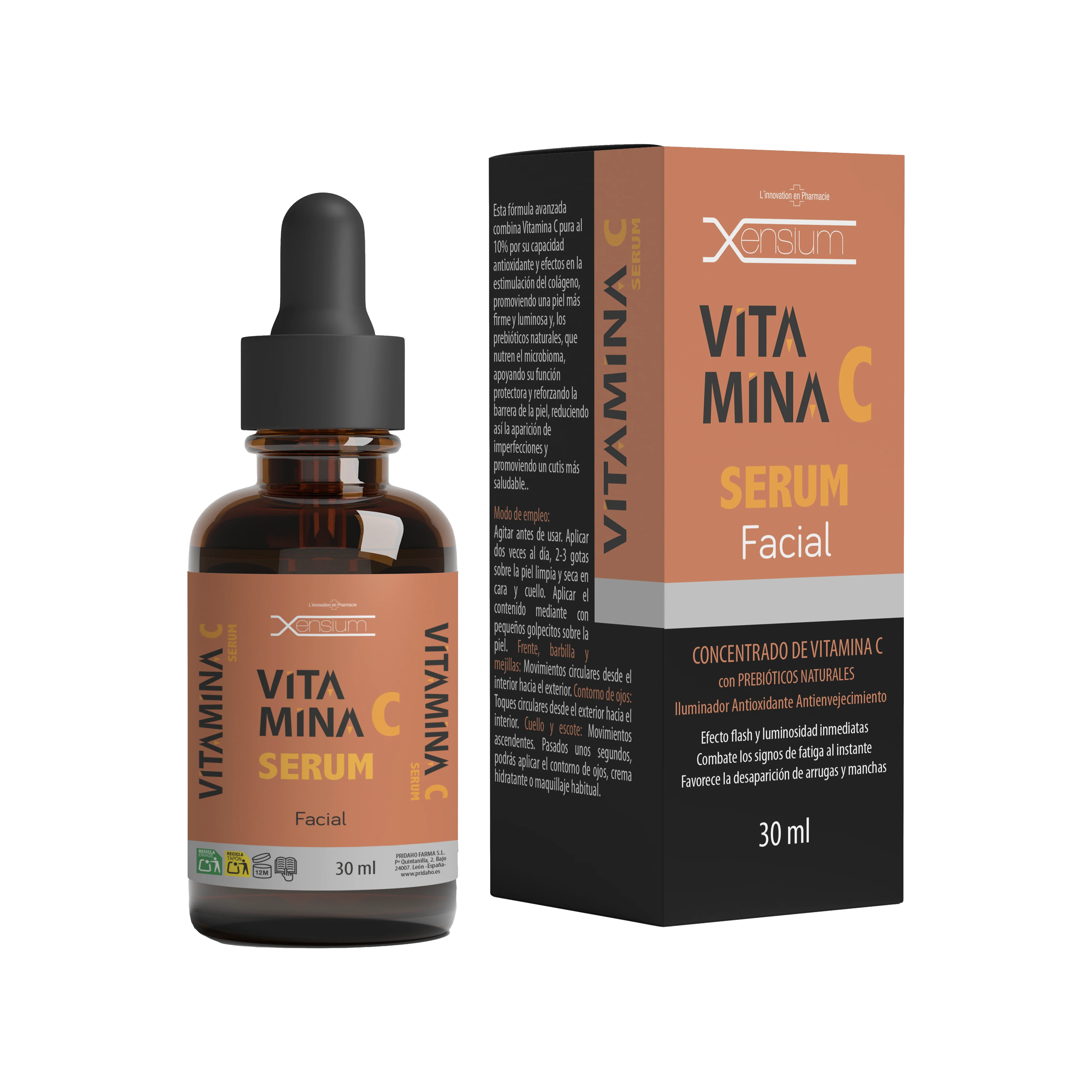 Serum Facial Vitamina C · Xensium · 30 ml