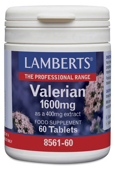 Valerian · Lamberts · 60 comprimidos