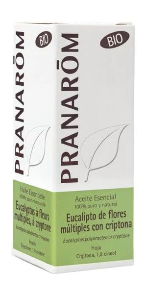 Aceite Esencial de Eucalipto de Flores Múltiples con Criptona Bio · Pranarom · 10 ml