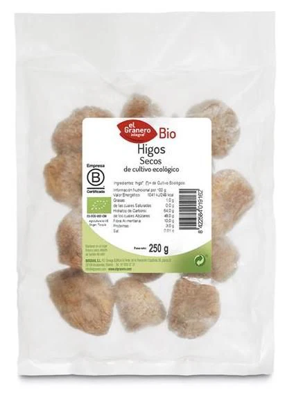 Higos Secos · El Granero Integral · 250 gramos