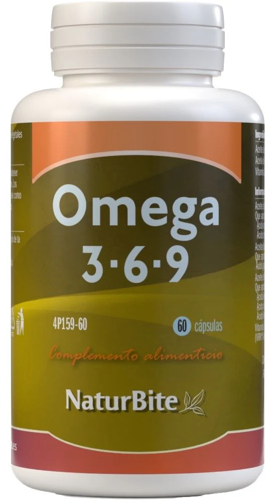 Omega 3-6-9 · NaturBite · 60 cápsulas