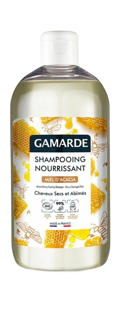 Champú Nutritivo de Miel de Acacia · Gamarde · 500 ml