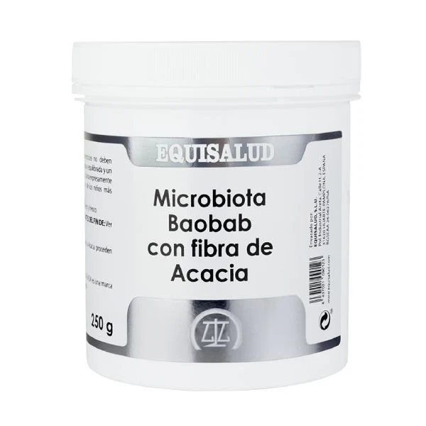 Microbiota Baobab con fibra de Acacia · Equisalud · 250 gramos