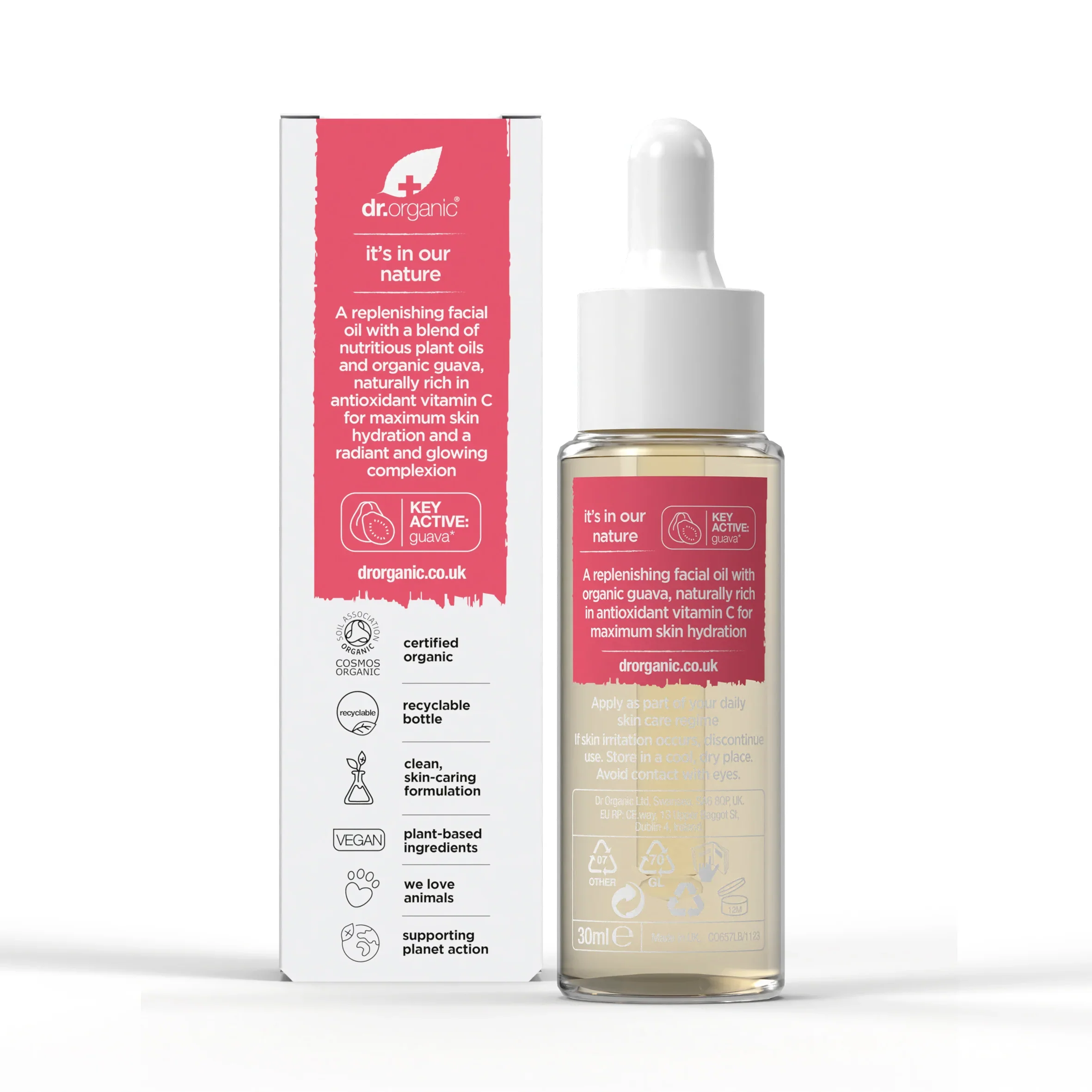 Serum Facial Iluminador de Guayaba · Dr Organic · 30 ml - Image 2