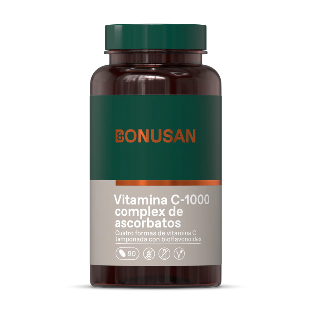 Vitamina C 1000 (Complex de Ascorbatos) · Bonusan · 90 comprimidos