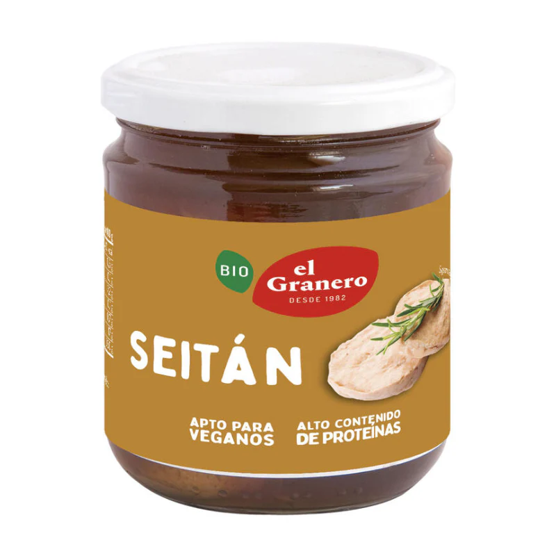 Seitán en Conserva · El Granero Integral · 385 gramos