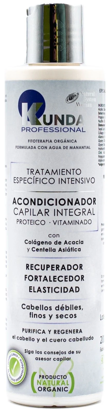Acondicionador Capilar Integral · Kunda · 200 ml