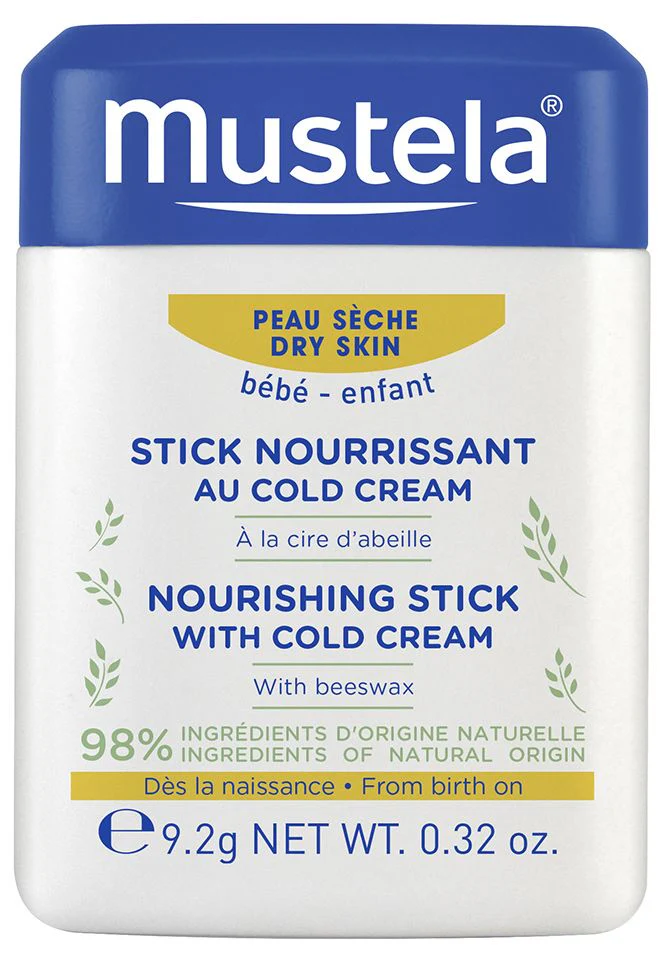Stick Nutritivo al Cold Cream y Cera de abeja · Mustela · 9,2 gramos