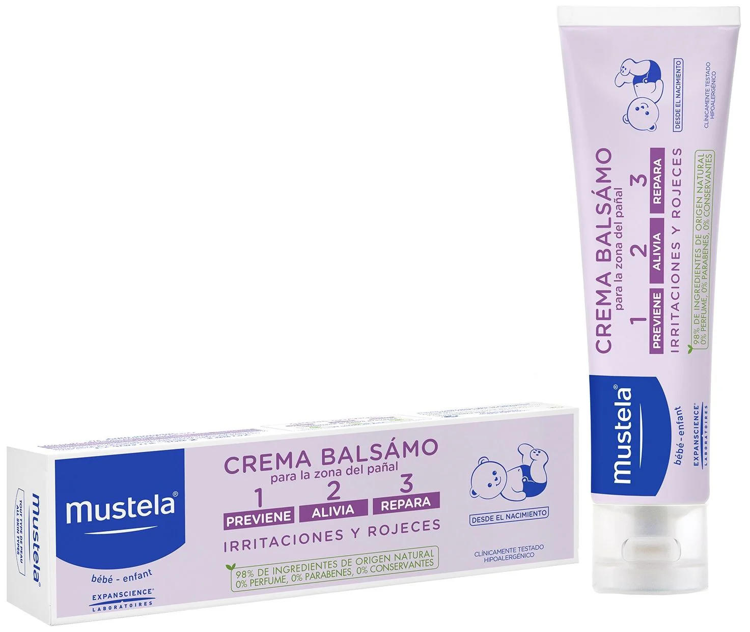 Crema Bálsamo 1, 2, 3 · Mustela · 50 ml [Caducidad 09/2026]