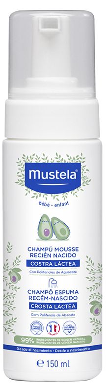 Champú Mousse Recién Nacido · Mustela · 150 ml [Caducidad 09/2026]