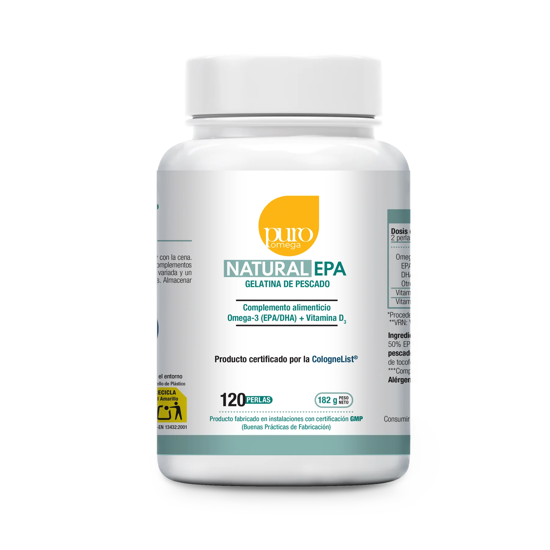 Natural EPA · Puro Omega · 120 Perlas
