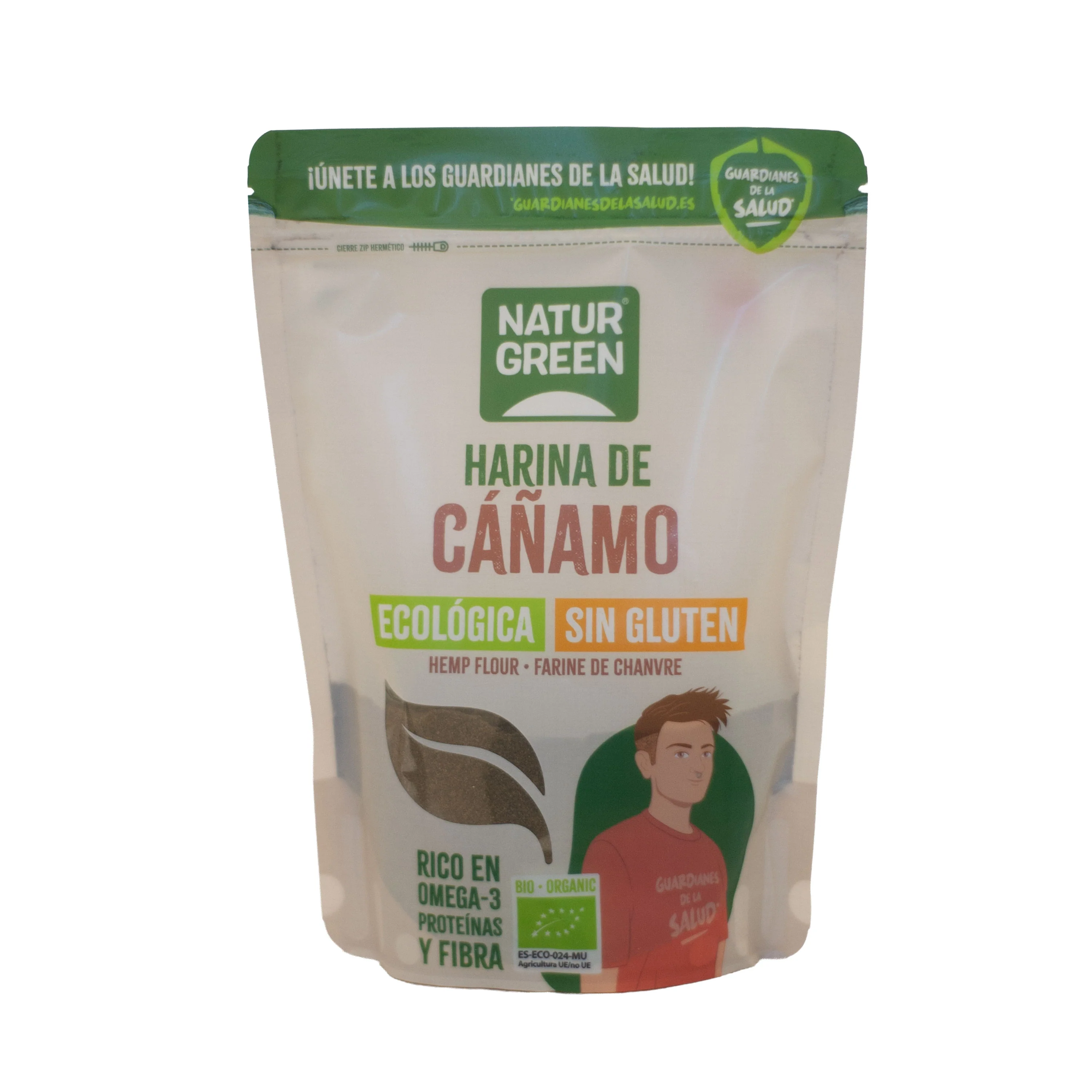 Harina de Cáñamo Bio · Naturgreen · 300 gramos