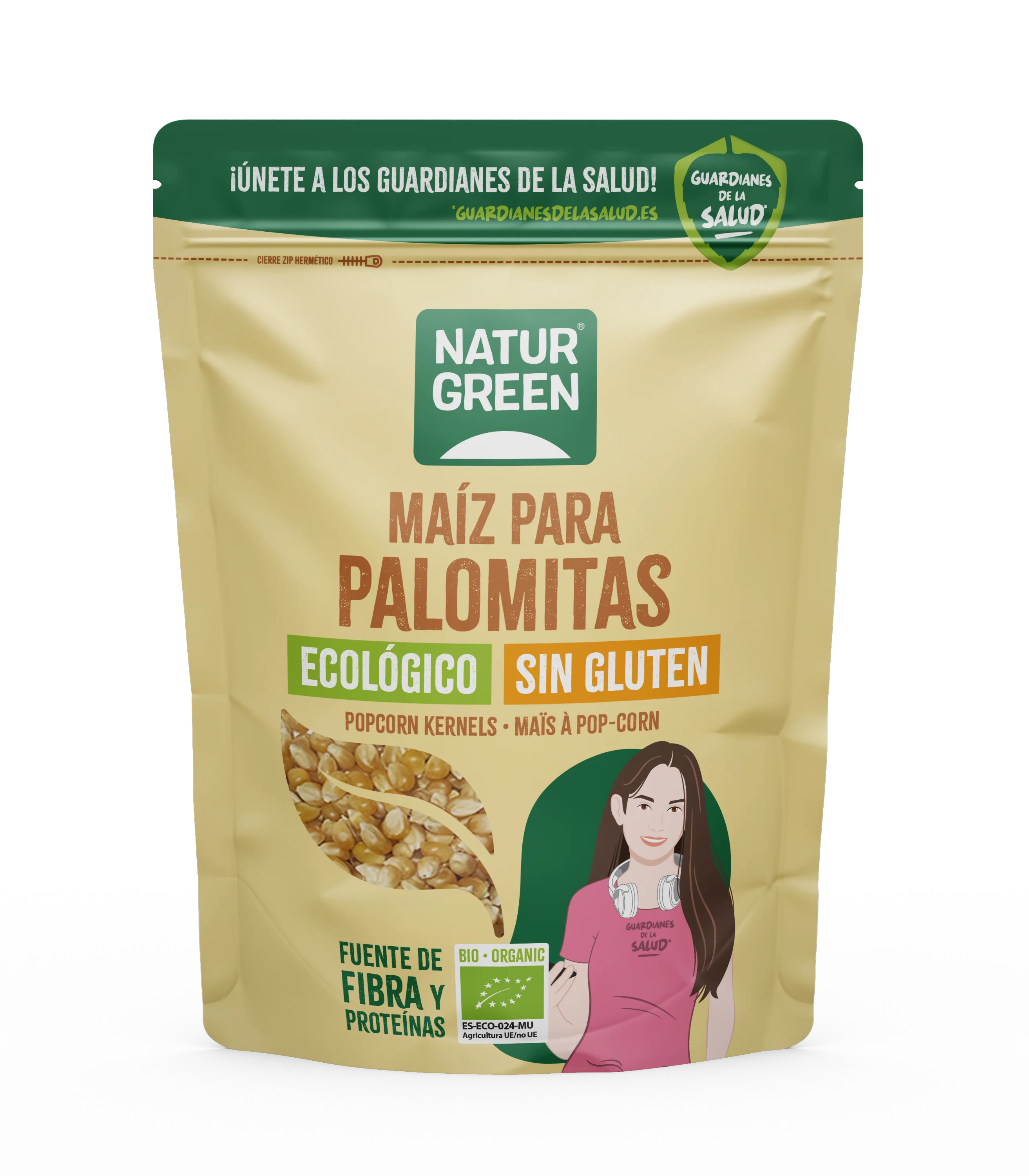 Maíz para Palomitas Bio · Naturgreen · 400 gramos