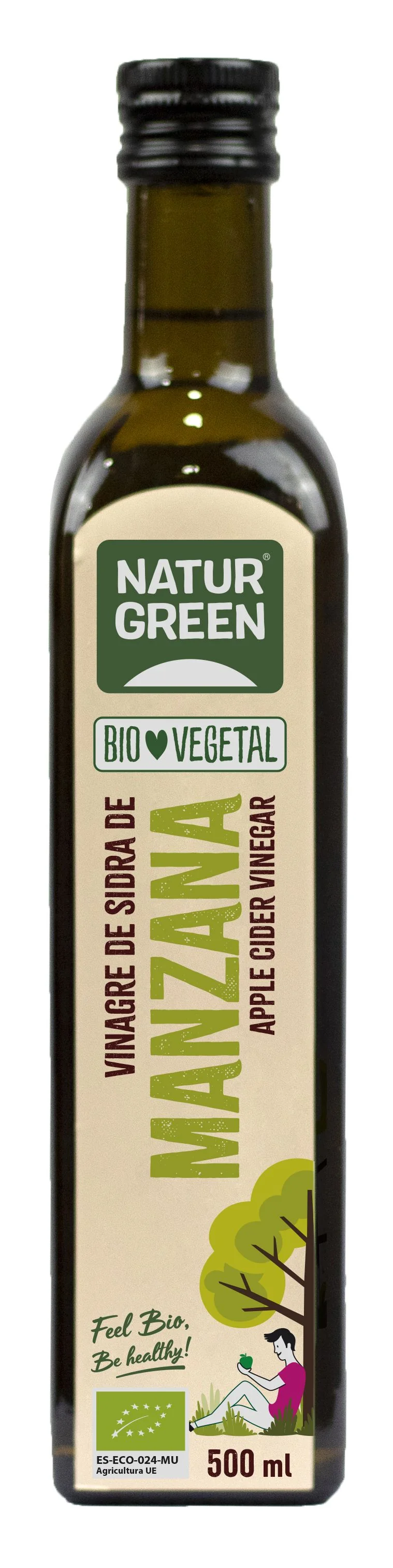 Vinagre de Sidra de Manzana Bio · Naturgreen · 500 ml - Image 2
