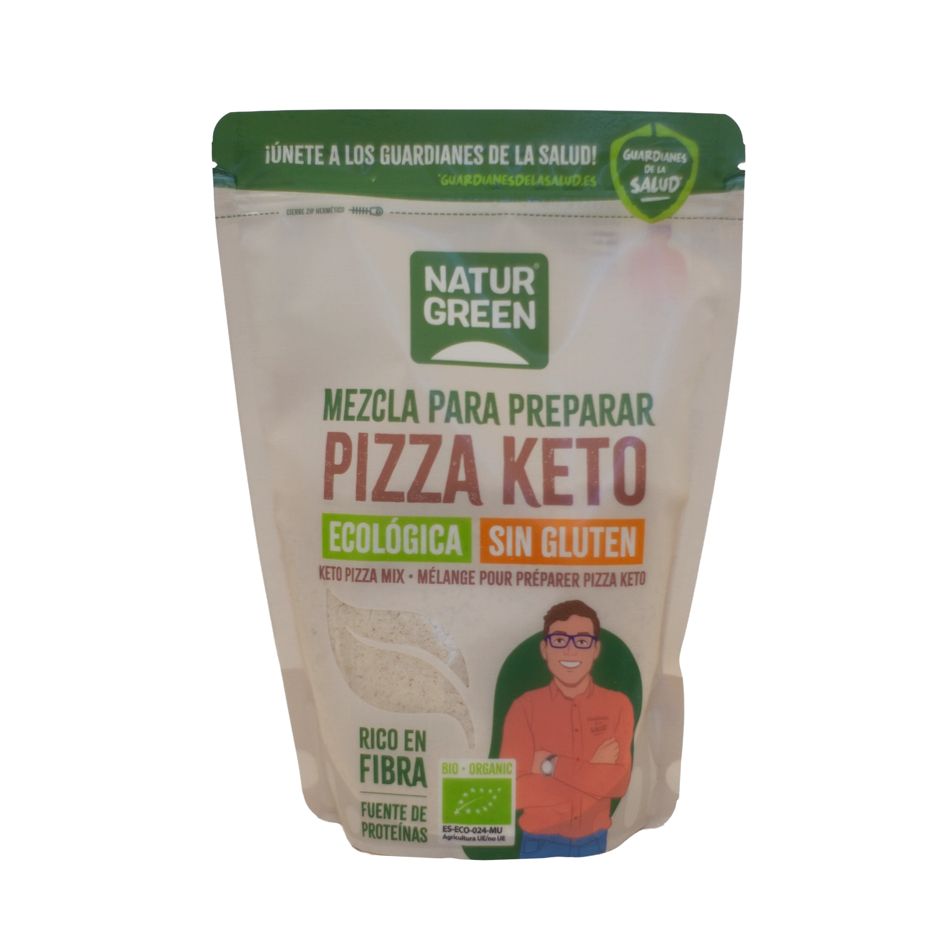 Mezcla para Pizza Keto Bio · Naturgreen · 400 gramos