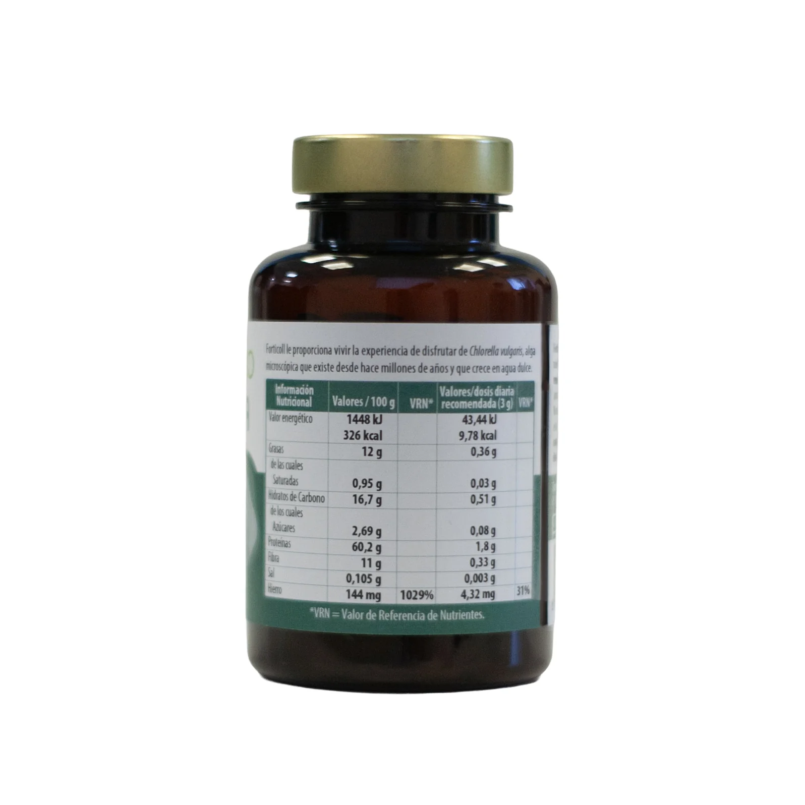 Experience Chlorella Bio · Forticoll · 180 comprimidos - Image 2